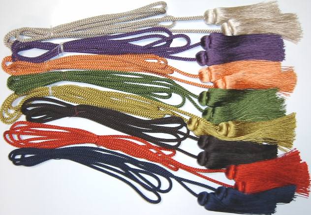 "FUSA HIMO" cord Artificial silk Large