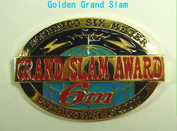 Badge  for  Golden Grand Slam Award 